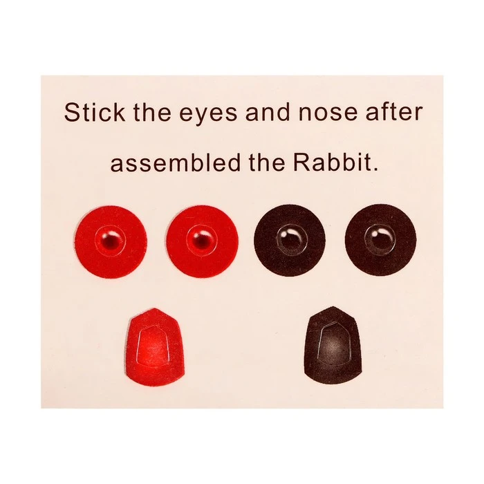 Пазл 3D кристаллический «Зайчонок», 56 деталей, цвет белый