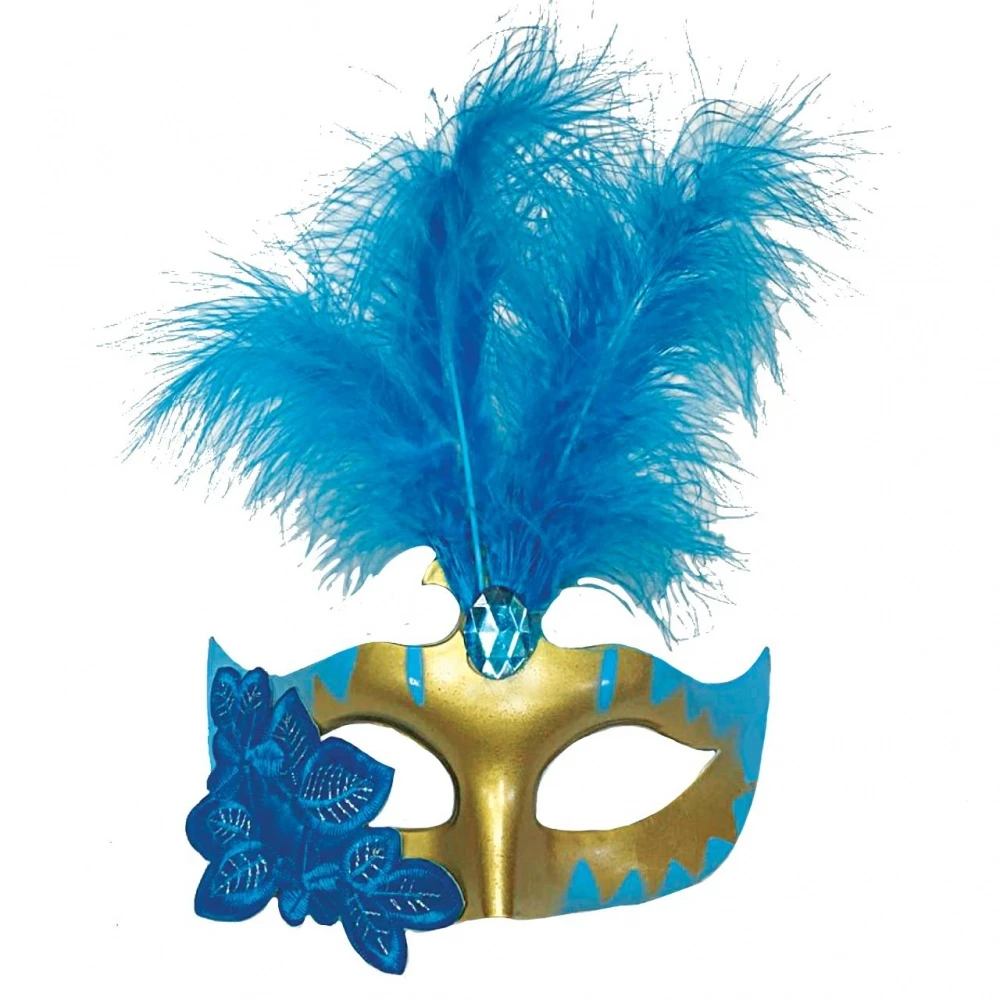 Маска карнавальная "Праздничная" цвета в ассортименте