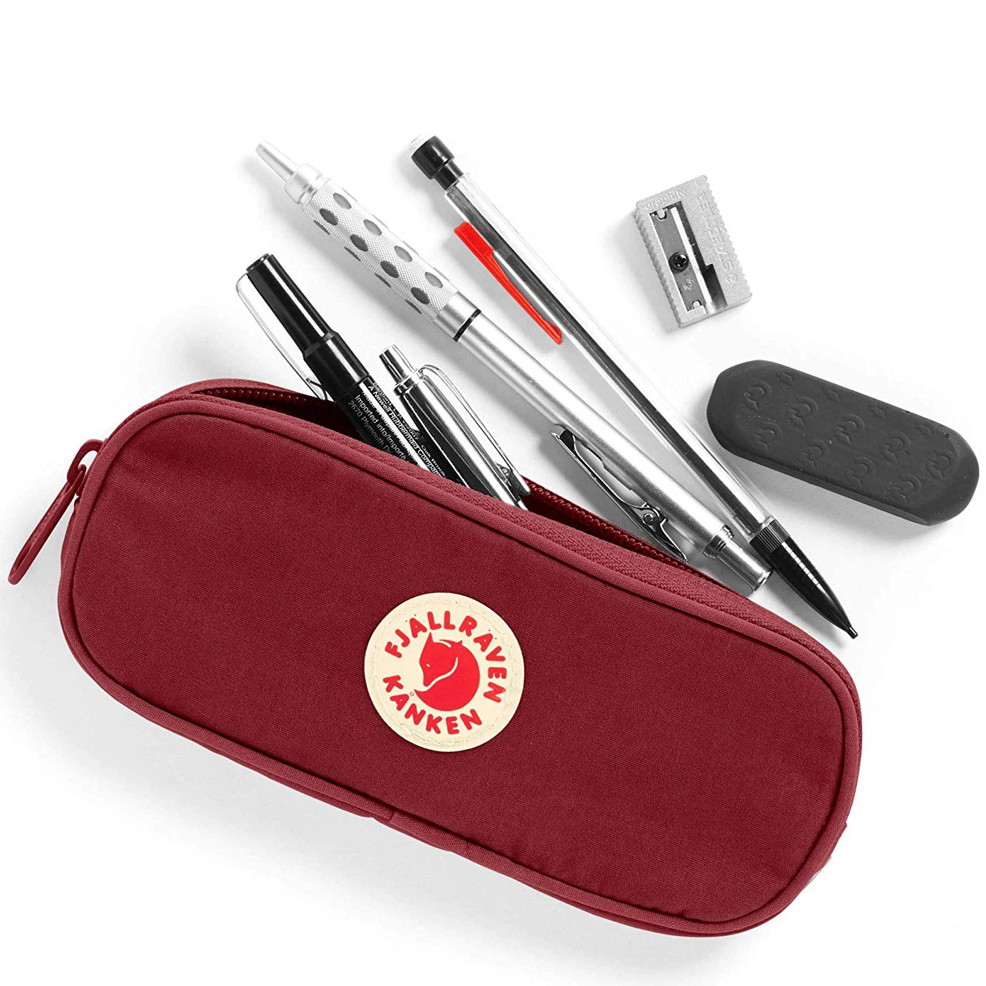 Пенал Fjallraven Kanken Pen Case, бордовый, 18х2,5х7,5 см.