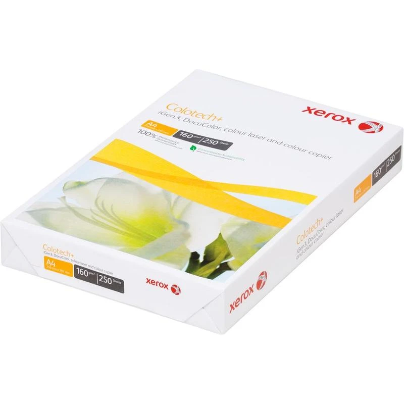 Бумага для полноцветной лазерной печати Xerox Colotech Plus А4 160 г/м2 250 л