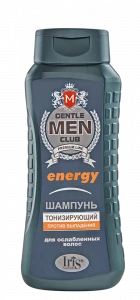 Iris Gentlemen club Шампунь "ENERGY тонизирующий" для ослабленнных