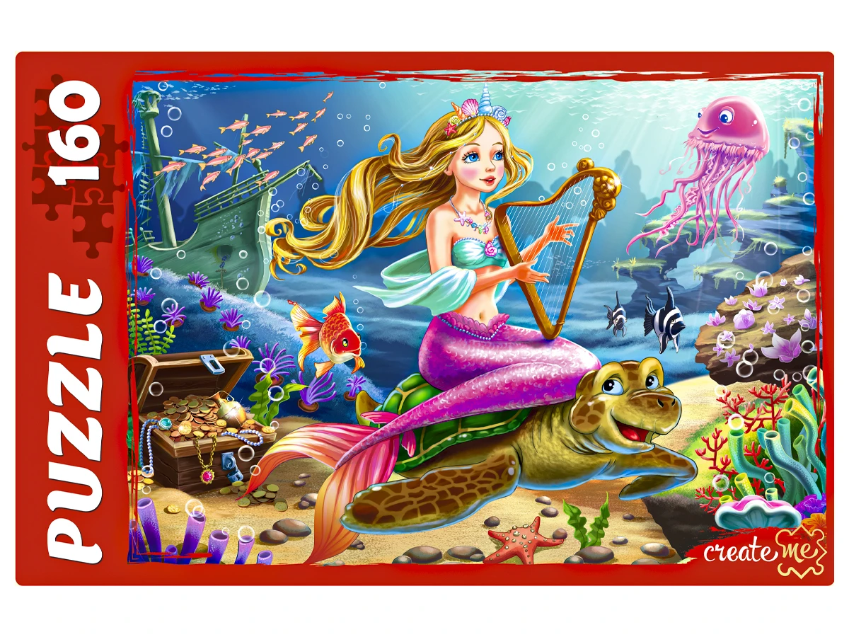 ПАЗЛЫ 160 элементов. РУСАЛОЧКА №2 (Арт.П160-0637)