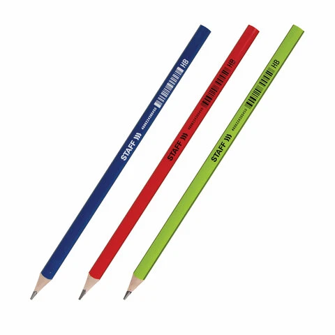 Карандаш чернографитный STAFF "COLLEGE", 1 шт., НВ, пластиковый, Карандаш чернографитный STAFF "COLLEGE", 1 шт., НВ, пластиковый,