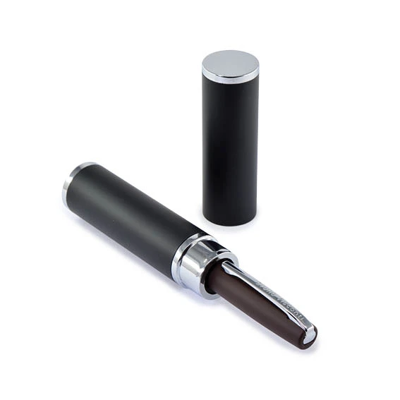 РУЧКА "SIENNA" В ТУБУСЕ КРУГЛОЙ ФОРМЫ 1,0 ММ, СИНЯЯ (корпус