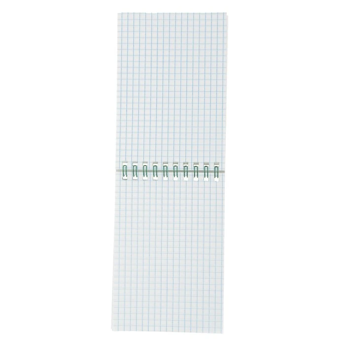 Блокнот А6, 40 листов в клетку на гребне "Цветы", обложка мелованная