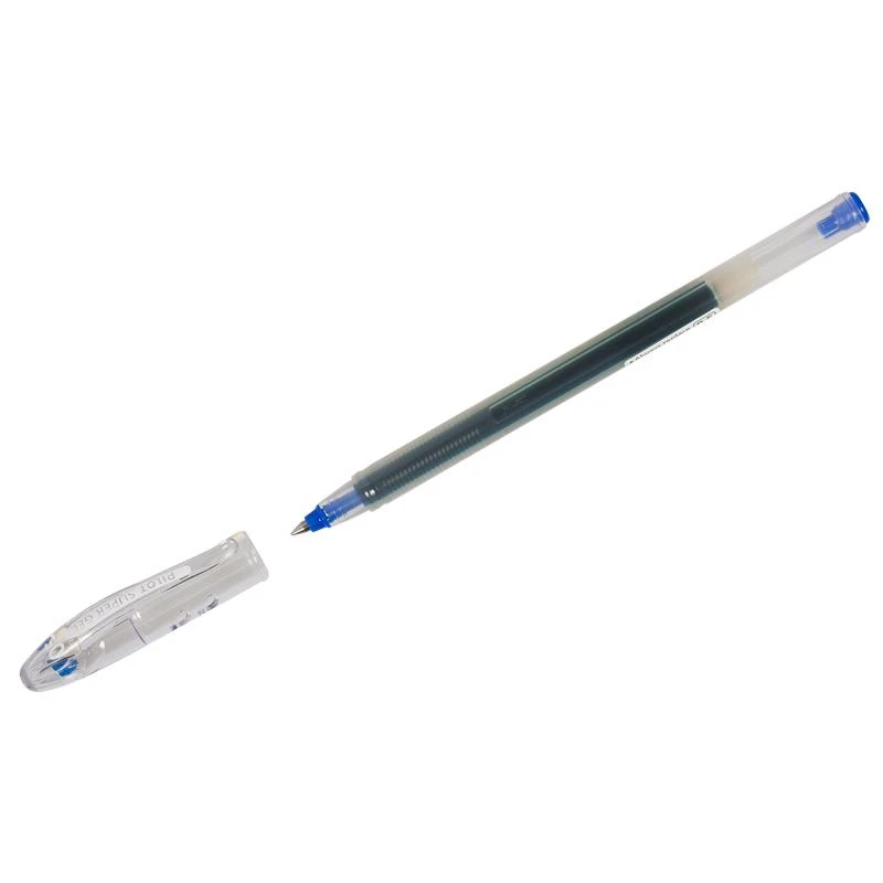 Ручка гелевая Pilot "Super Gel" синяя, 0,5мм, грип BL-SG-5-L
