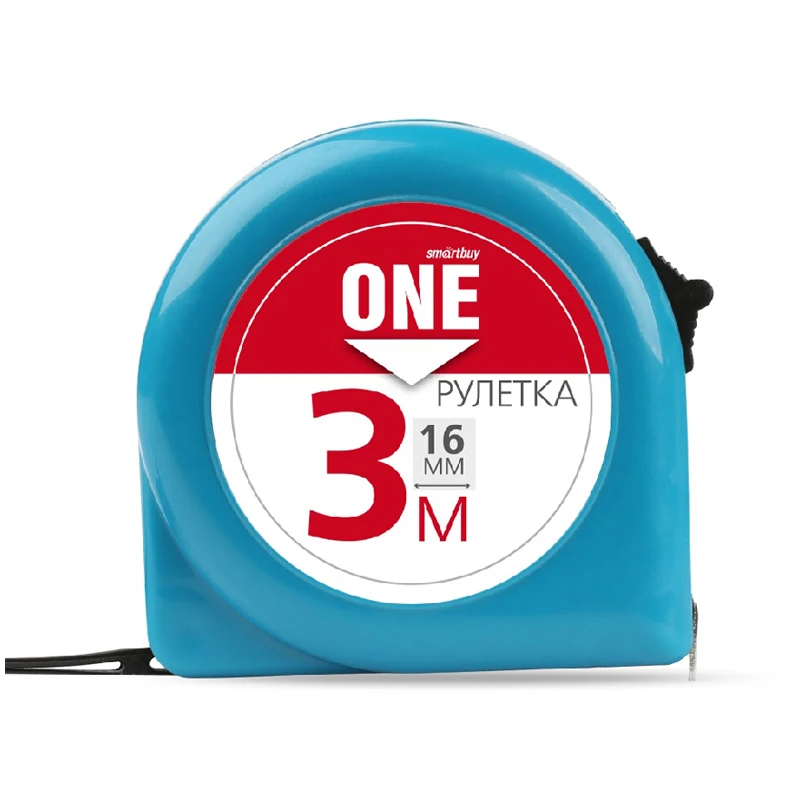 Рулетка измерительная Smartbuy, 3м*19мм, пластиковый корпус, фиксатор, усиленный Рулетка измерительная Smartbuy, 3м*19мм, пластиковый корпус, фиксатор, усиленный