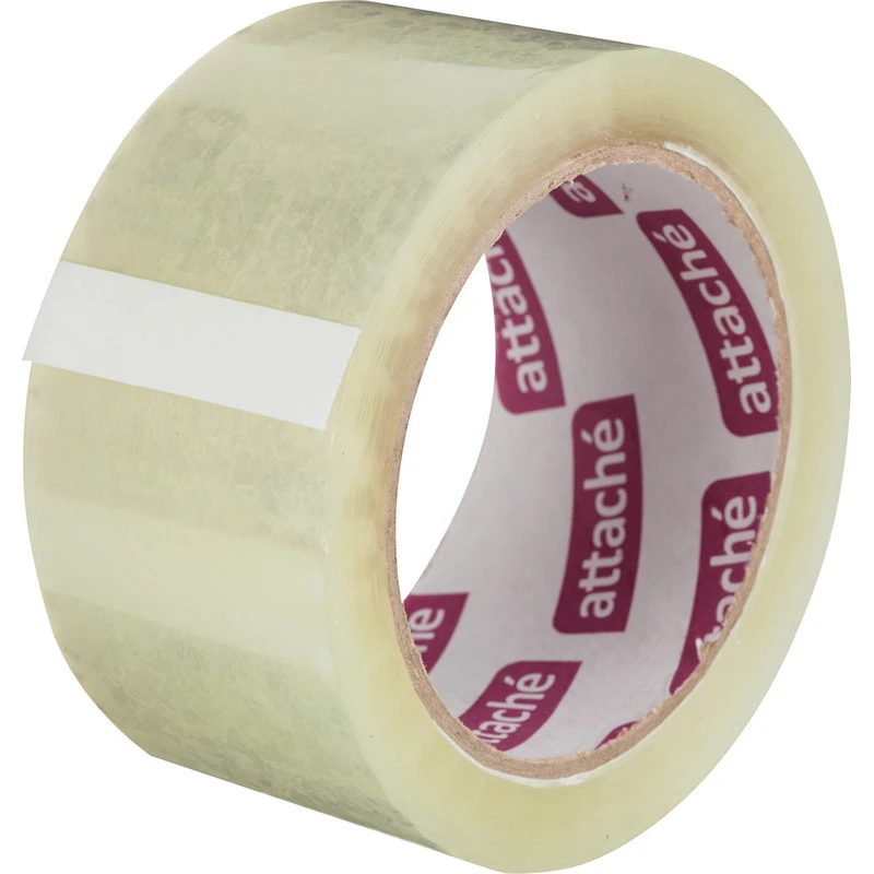 Клейкая лента упаковочная ATTACHE 48мм х 60м 45мкм прозрачная 969521