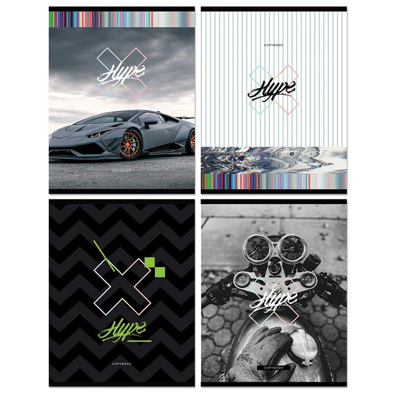 Тетрадь 96л., А5, линия BG "На хайпе", выб. лак Тетрадь 96л., А5, линия BG "На хайпе", выб. лак