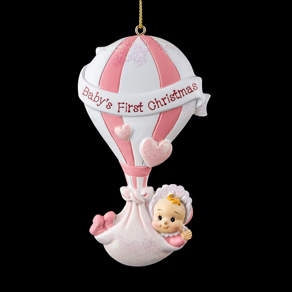Украшение ErichKrause® Decor Малышка на воздушном шаре 10.5см