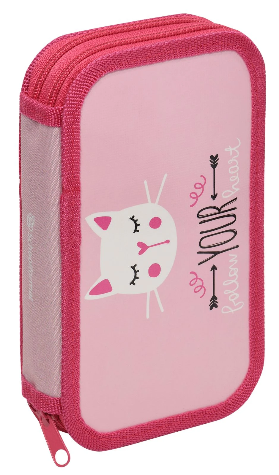 Пенал 2 секц. Schoolformat LITTLE KITTEN 190х105 молния
