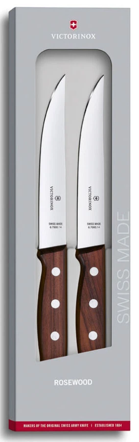 Набор ножей Victorinox Wood, стальной лезв.140мм дерево, подар.коробка Набор ножей Victorinox Wood, стальной лезв.140мм дерево, подар.коробка