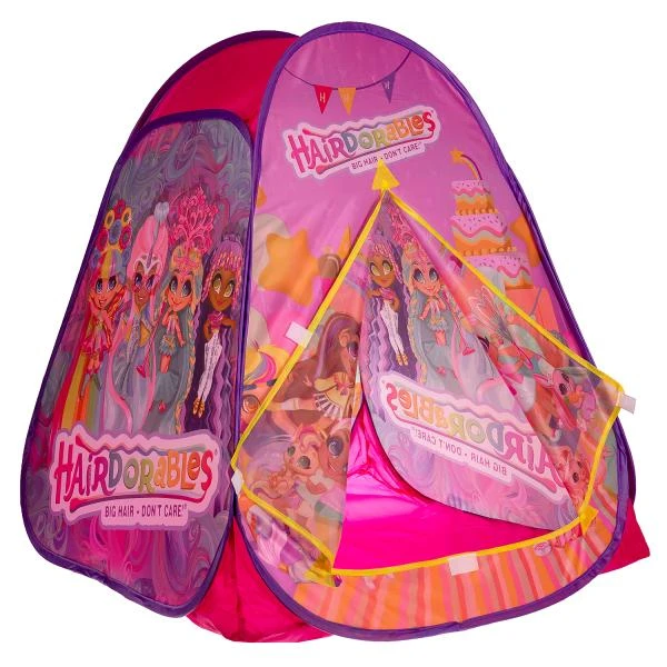 Палатка детская игровая Hairdorable 81х90х81см, в сумке Играем вместе