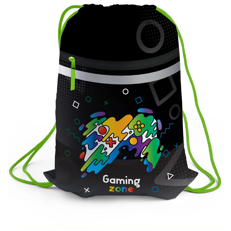 Мешок для обуви 1 отделение Berlingo "Gaming Zone", 460*360мм,