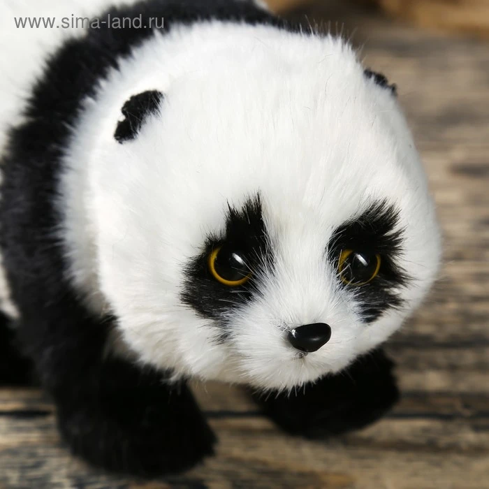 Пушистик искусственный мех "Панда" 12,5х22х11 см Пушистик искусственный мех "Панда" 12,5х22х11 см