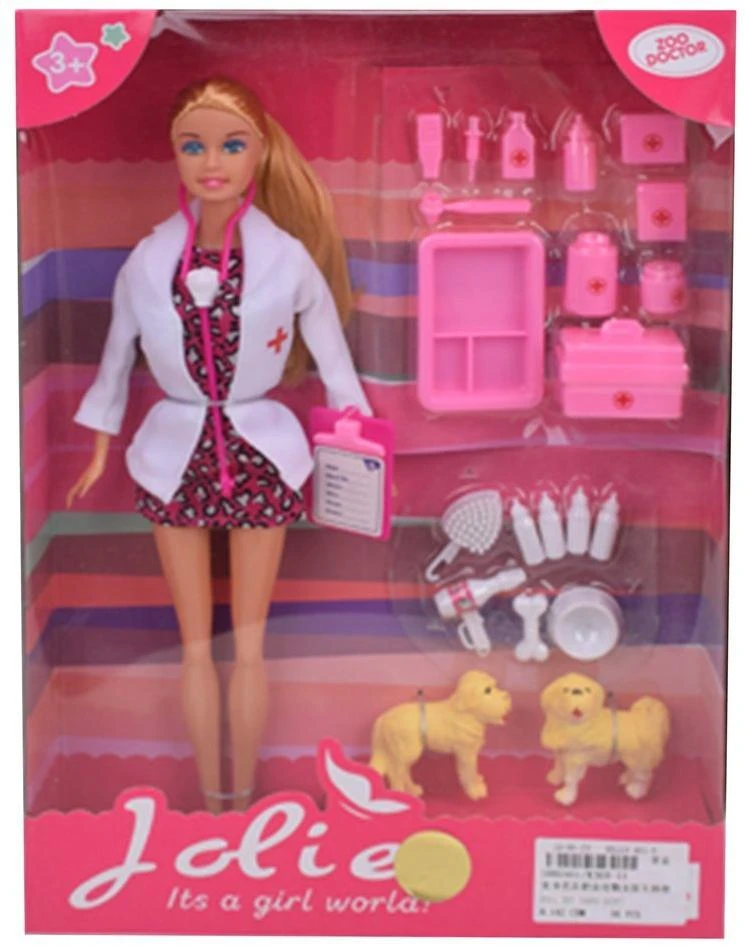Игровой набор "Ветеринар", в комплекте кукла 30 см, предметов 21 шт.