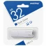 Флеш-диск 32GB SMARTBUY Clue USB 2.0, белый, SB32GBCLU-W