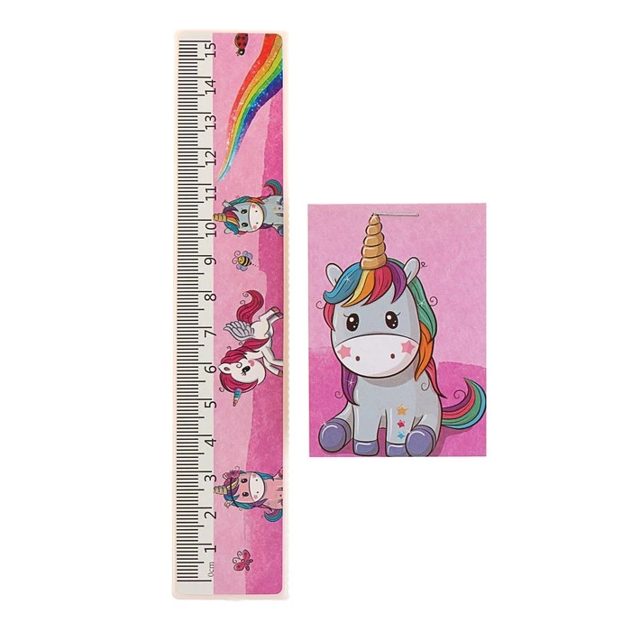 Набор настольный детский "Единорог" (подставка+2