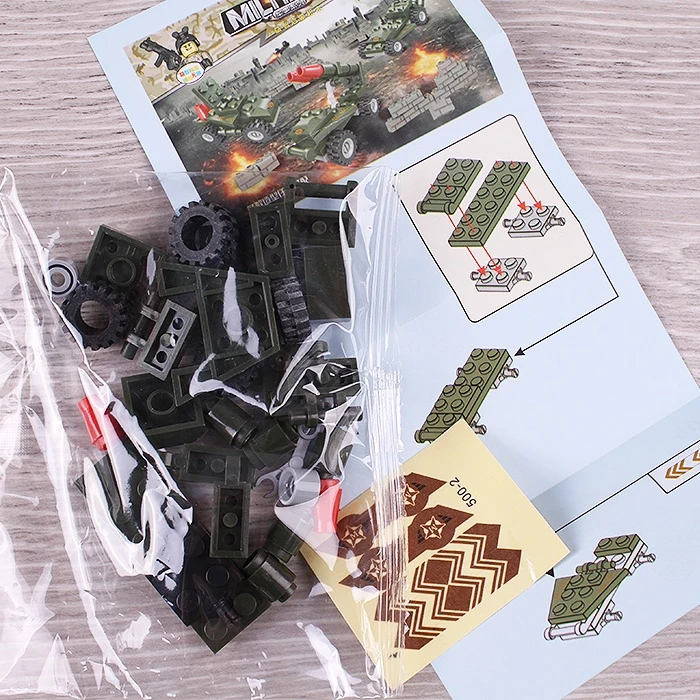 Конструктор 3 в 1 "Военная техника"