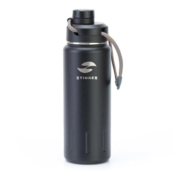 Термобутылка Stinger (0,71 литра), черная