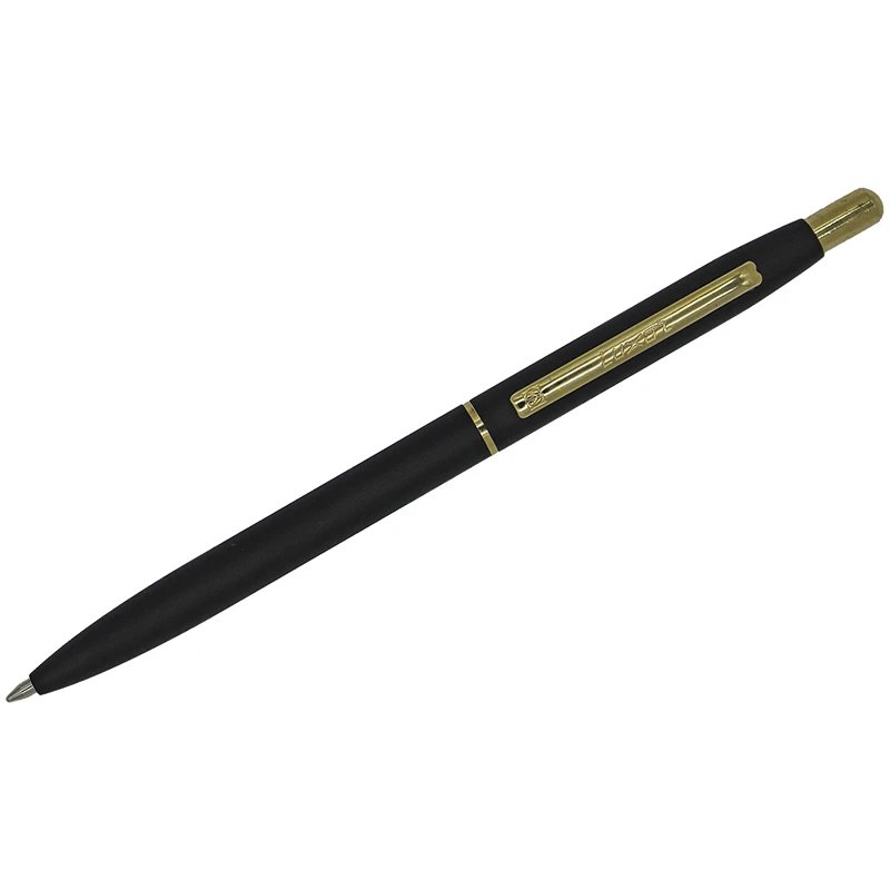 Ручка шариковая "Sterling" синяя, 1,0мм, корпус черный/золото,