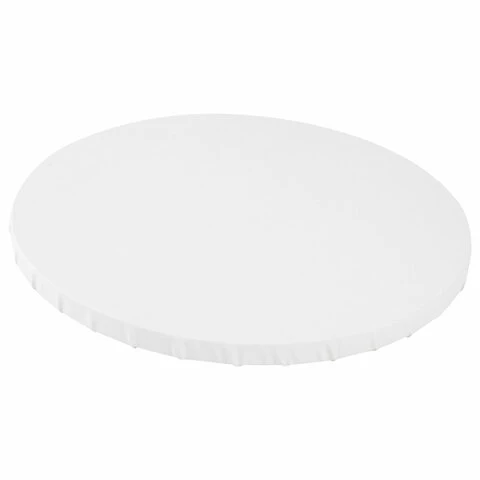 Холст на подрамнике, круглый 50 см, грунтованный, 380 г/м2, 100% хлопок,