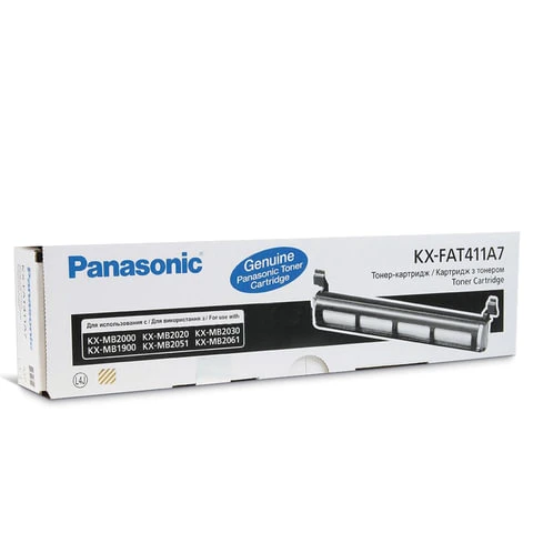 Тонер-картридж PANASONIC (KX-FAT411A7) KX-MB1900/2000/2020/2030/ 2051/2061,