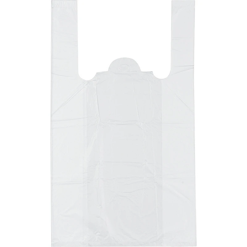 Пакет  майка  ПНД 25+12х45 12мкм 100шт./уп. белая