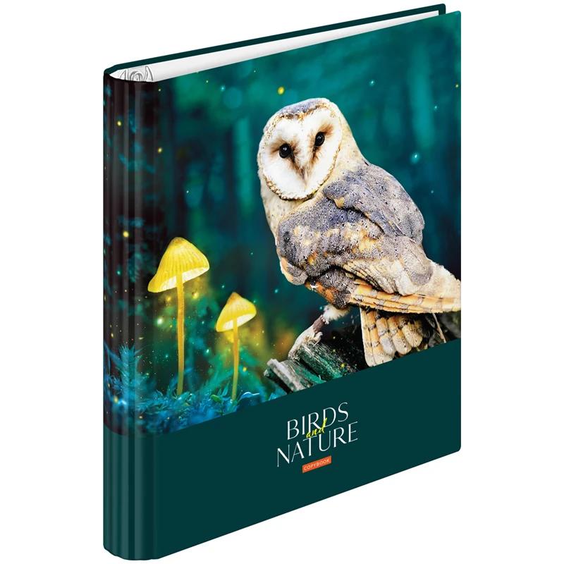 Тетрадь на кольцах А5, 120л., 7БЦ, ArtSpace "Животные. Birds and