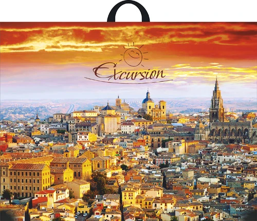 Пакет полиэтиленовый с петлевой ручкой "Экскурсия" (71*55 см) СП-4262