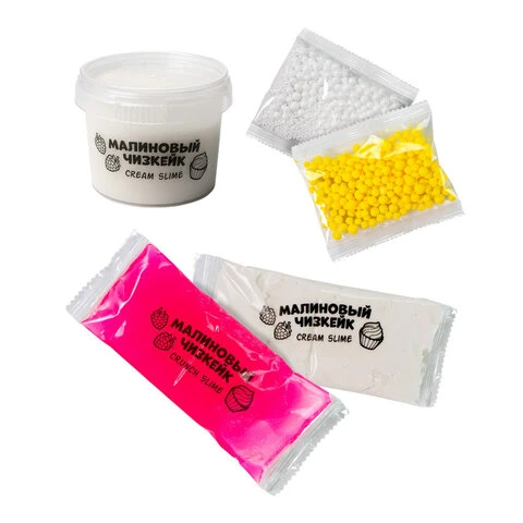 Слайм (лизун) " Slime Dessert Малиновый чизкейк", 180 г, SLIME,