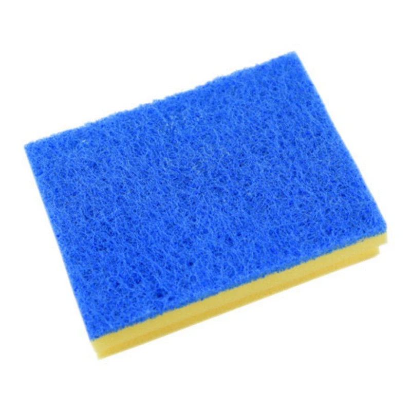 Губка Vileda для ванной (синий абразив)13х16,5 см 535895