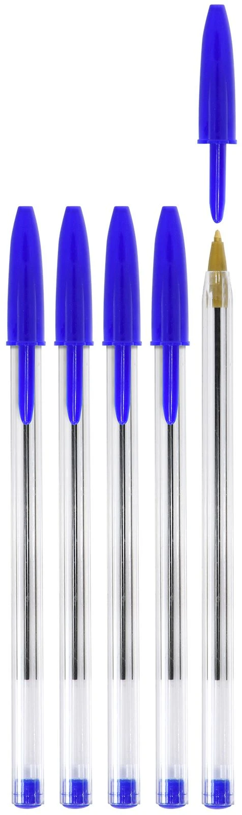 Ручка шариковая LITE синий 0,7 мм прозр. шестигран. корп.