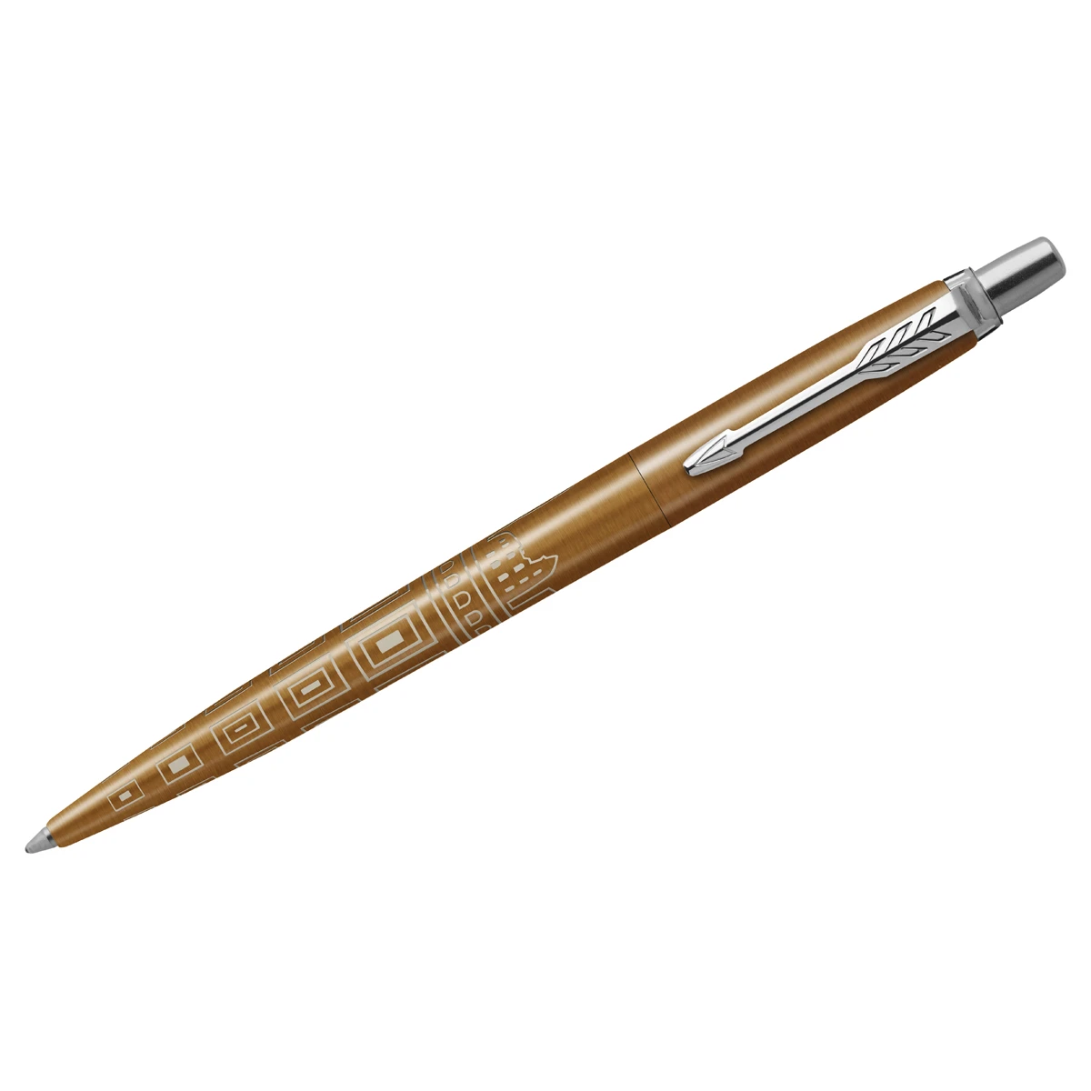 Ручка шариковая Parker "Jotter Rome Bronze CT" синяя, 1,0мм, кнопочн.,