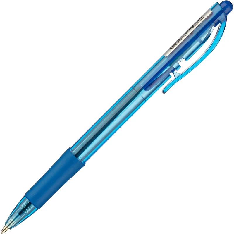 Ручка шариковая PENTEL BK417-С автомат рез.манж.синий ст. 0,3мм штр. 