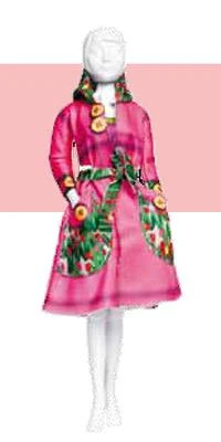 "DressYourDoll"   Одежда для кукол  №4 S412-0405 Fanny Tulip