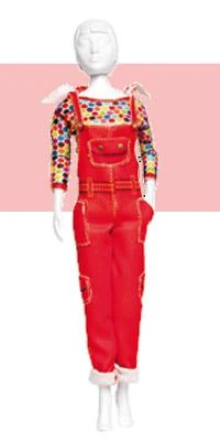 "DressYourDoll"   Одежда для кукол  №4 S413-0502 Tilly Red