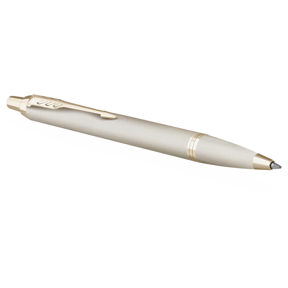 Ручка шариковая Parker "IM Professionals Monochrome Champagne" синяя,