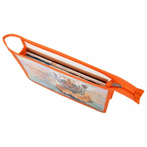 Папка для тетрадей ПИФАГОР А5, 1 отделение, пластик, на молнии, "Little