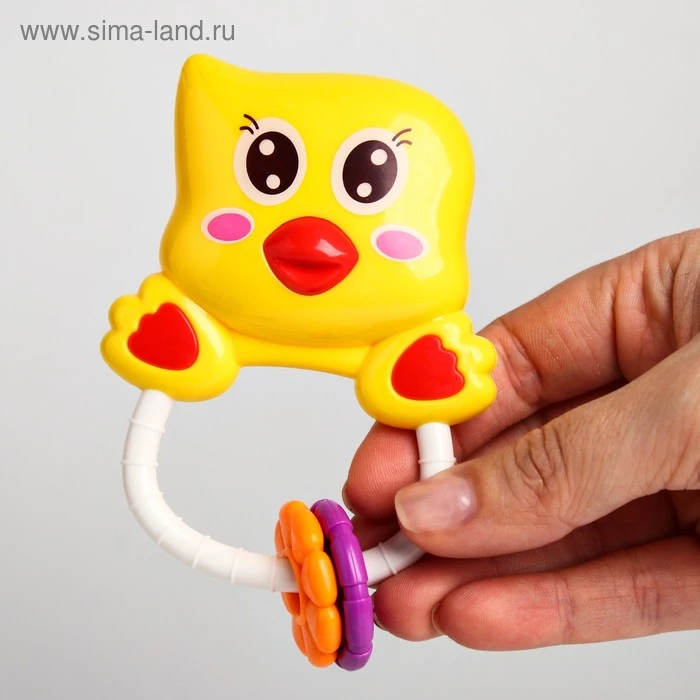 Погремушка «Цыпленок на колечке»