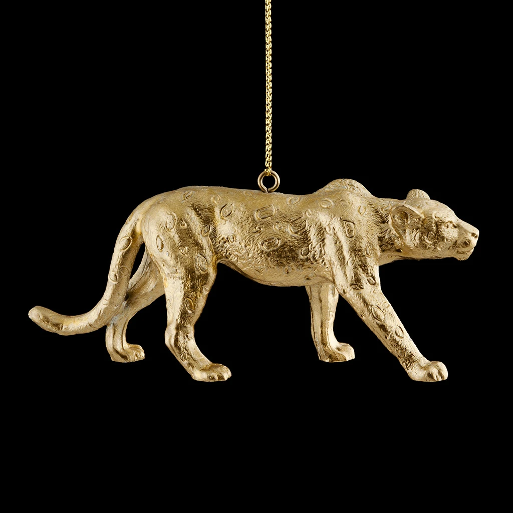 Украшение ErichKrause® Decor Золотой леопард 11см Украшение ErichKrause® Decor Золотой леопард 11см