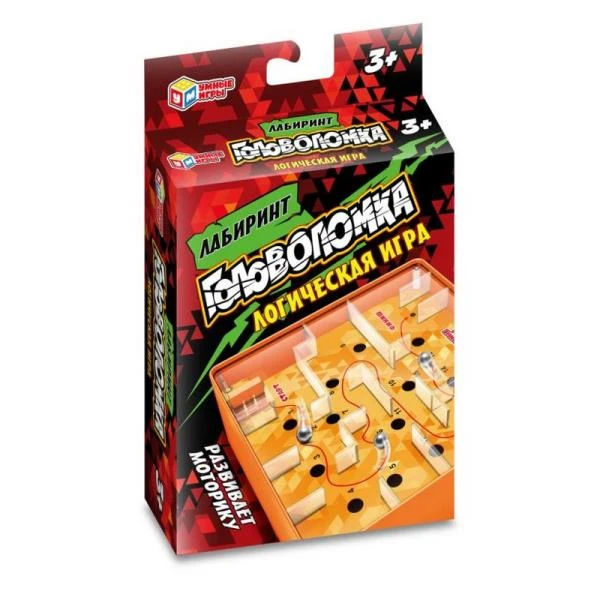 Логическая игра лабиринт кор.12,5*15*4см Умные игры