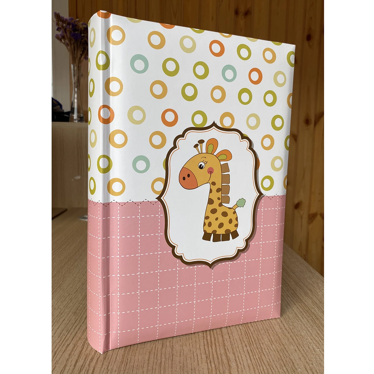 Фотоальбом 300ф 10X15см, бум.карм. с мемо, книжный переплет