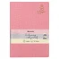 Тетрадь 60 л. в клетку обложка кожзам под рогожку, сшивка, B5 (179х250мм),