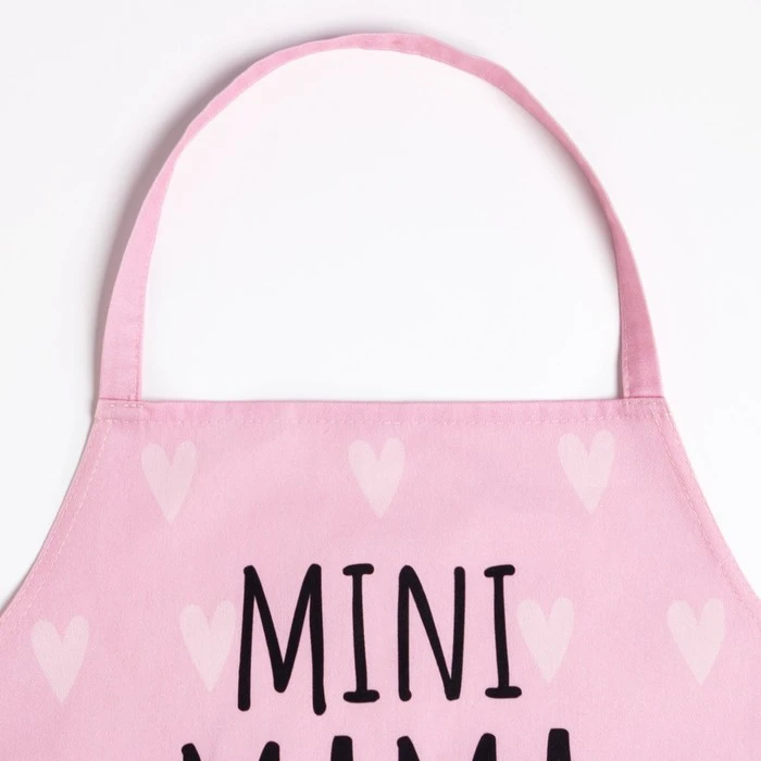 Фартук детский Этель "Mini mama", 46х60 см, 100% хлопок, саржа