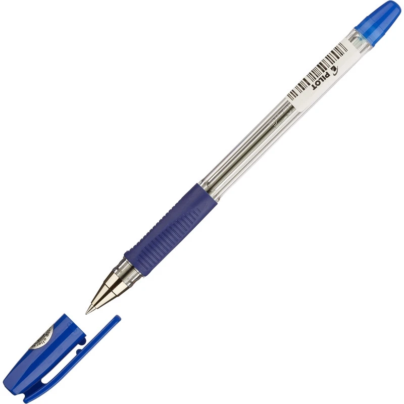 Ручка шариковая PILOT BPS-GP-EF резин.манжет. синяя 0,25мм Япония штр. 