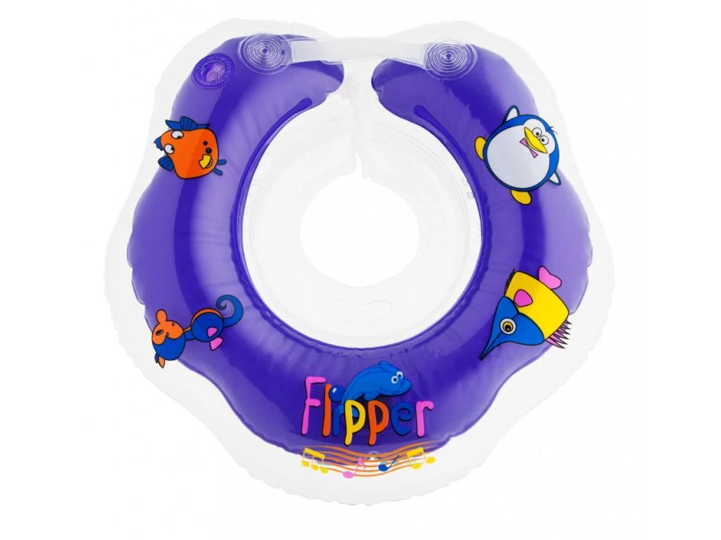 Музыкальный круг для купания новорожденных Flipper Мusic