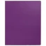 Папка на 2 кольцах BRAUBERG, картон/ПВХ, 35 мм, фиолетовая, до 180 листов