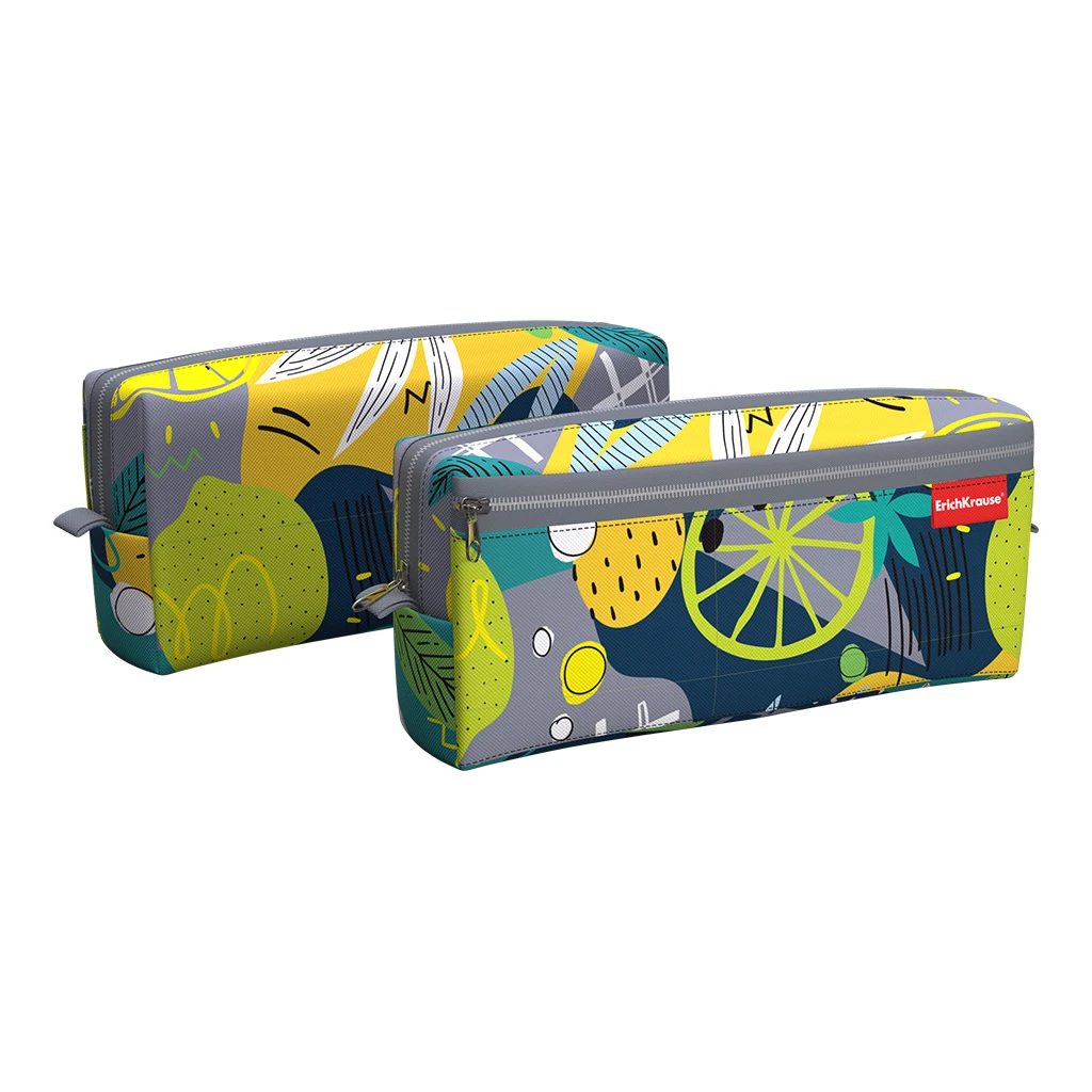 Пенал квадро с двумя отделениями Erich Krause® 210x100x50мм Lime Пенал квадро с двумя отделениями Erich Krause® 210x100x50мм Lime