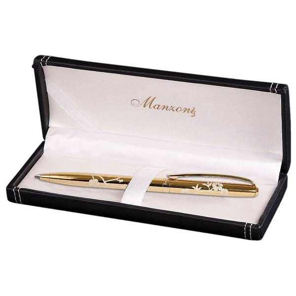 Ручка шар. ACIREALE золотая кож/з футл.: ACI2020-BM штр.: 4602723074694